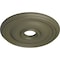 Ekena Millwork Bradford Ceiling Medallion (Canopies up to 4 3/8"), 18 1/8"OD x 3 3/4"ID x 1 1/8"P, Spartan Stone CM18BRSSF - alternate 4